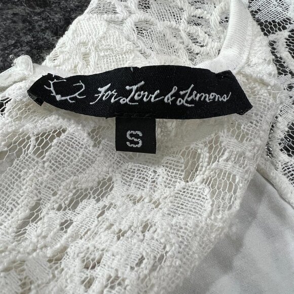 For Love & Lemons Off White Lace A-Line Dress $199 - Picture 8 of 10